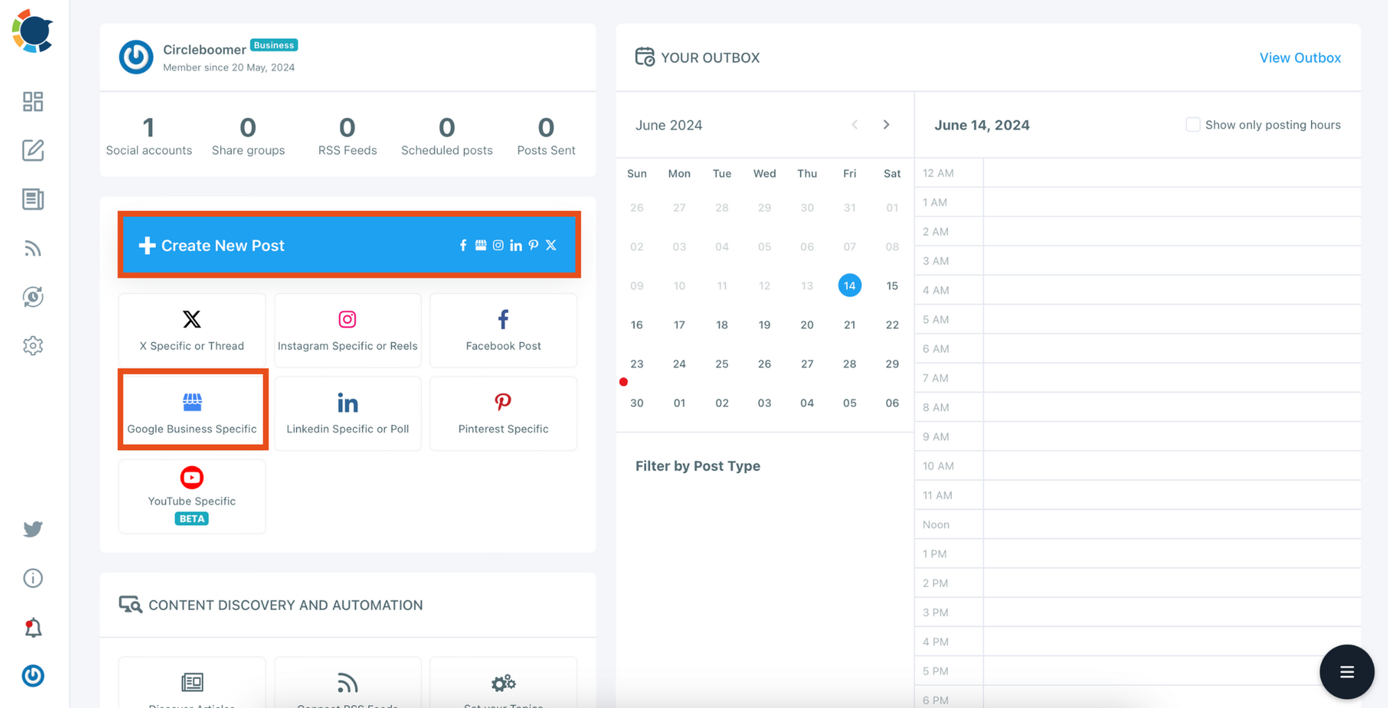 Google My Business post scheduler
