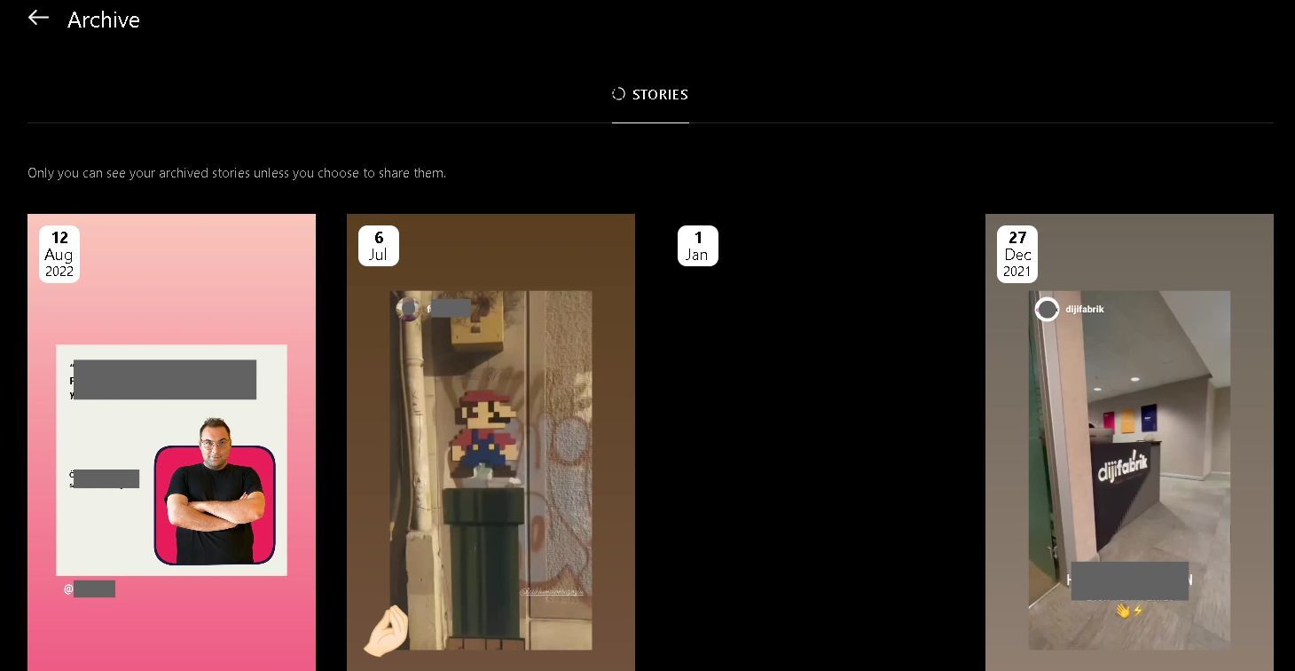 Repost your old Instagram stories through your archive