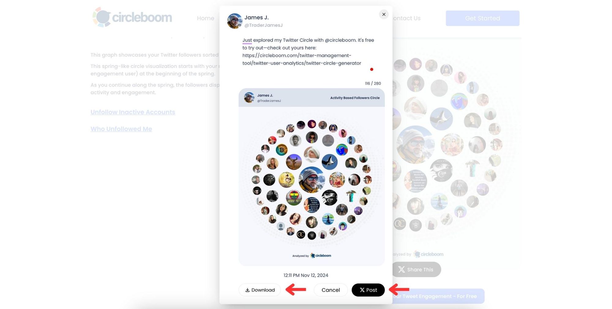 Download or Share your Interacion Circle
