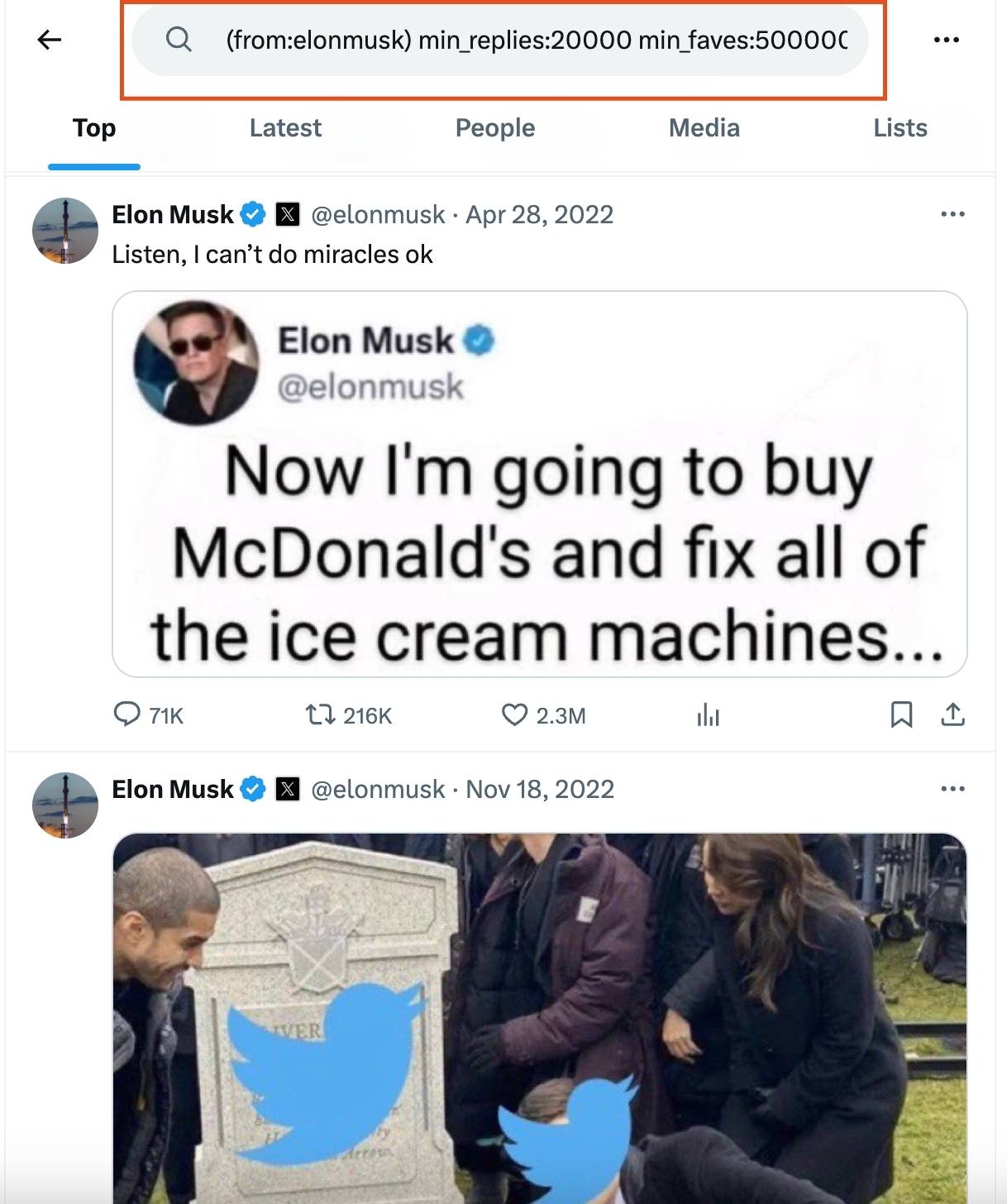 Elon Musk's Most Popular Tweets