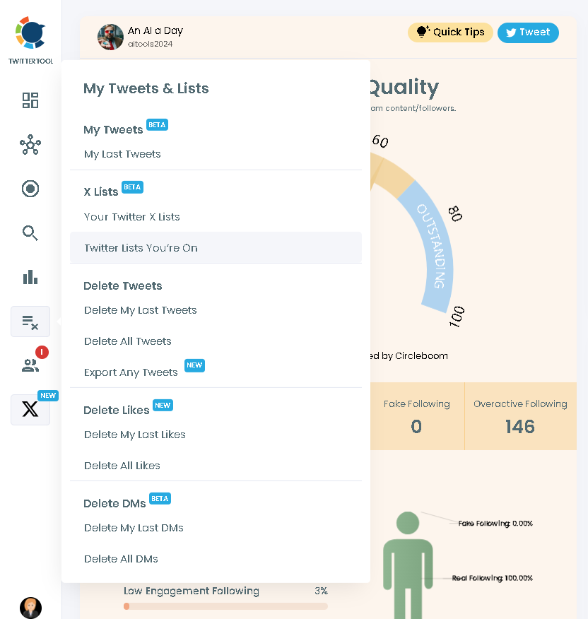Twitter Lists You're On!