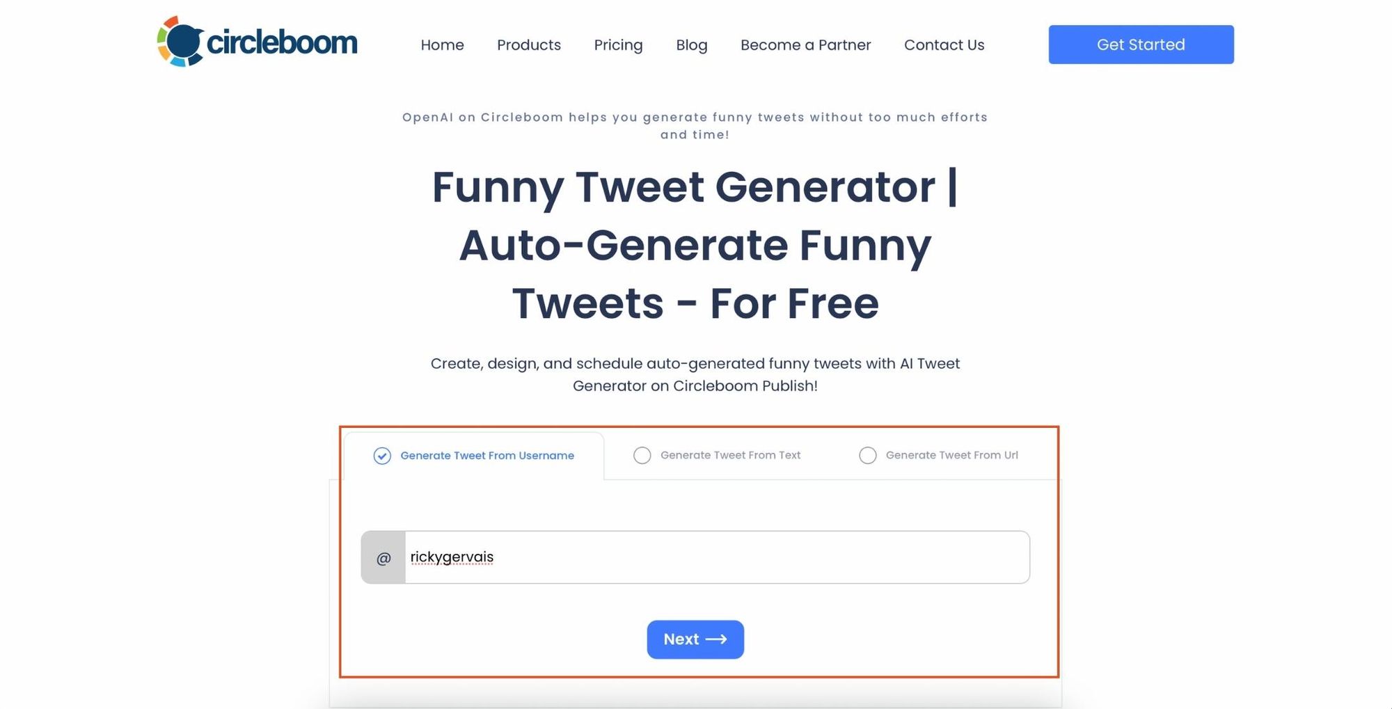 Circleboom Funny Tweet Generator