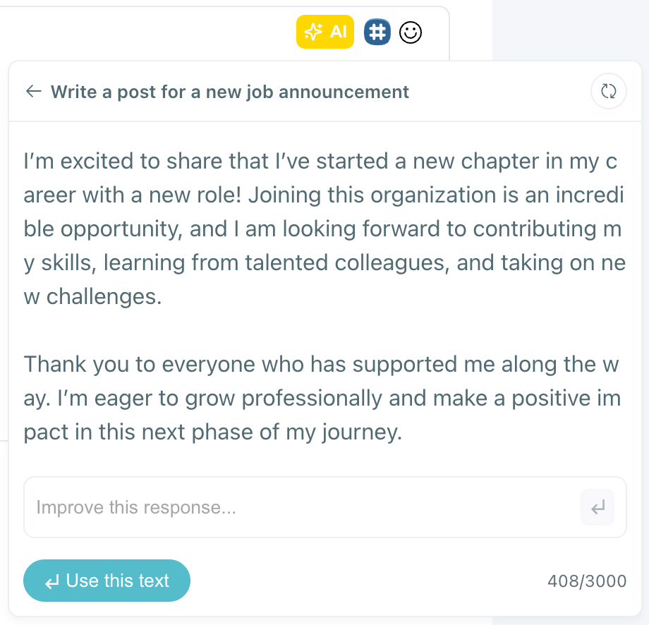 AI Linkedin Post Generator