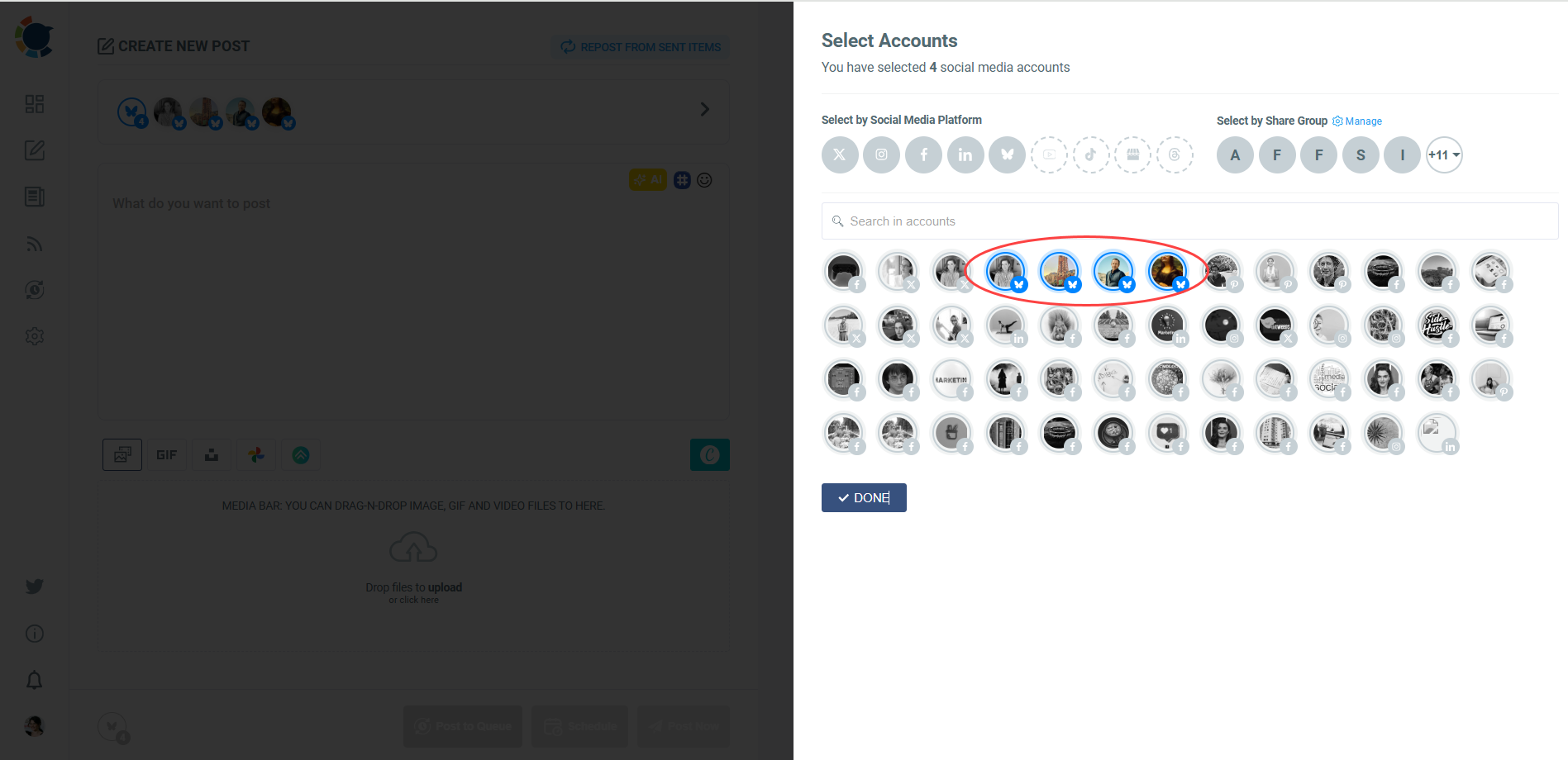 Multiple Bluesky Accounts in one place!