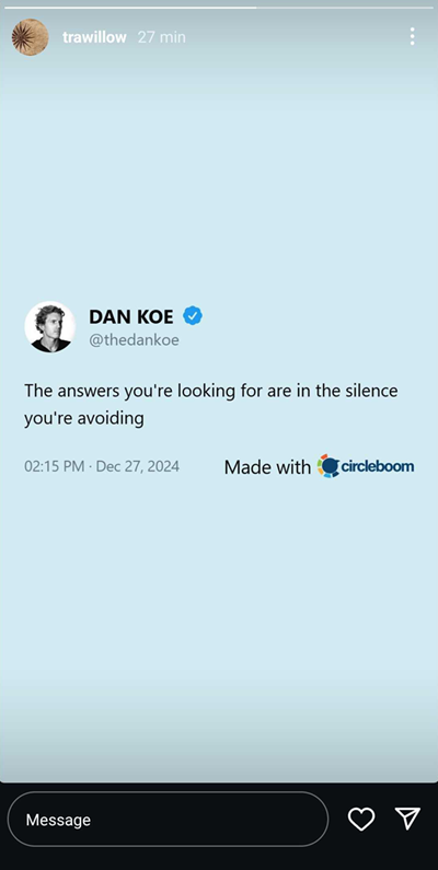 Tweets as Instagram Story