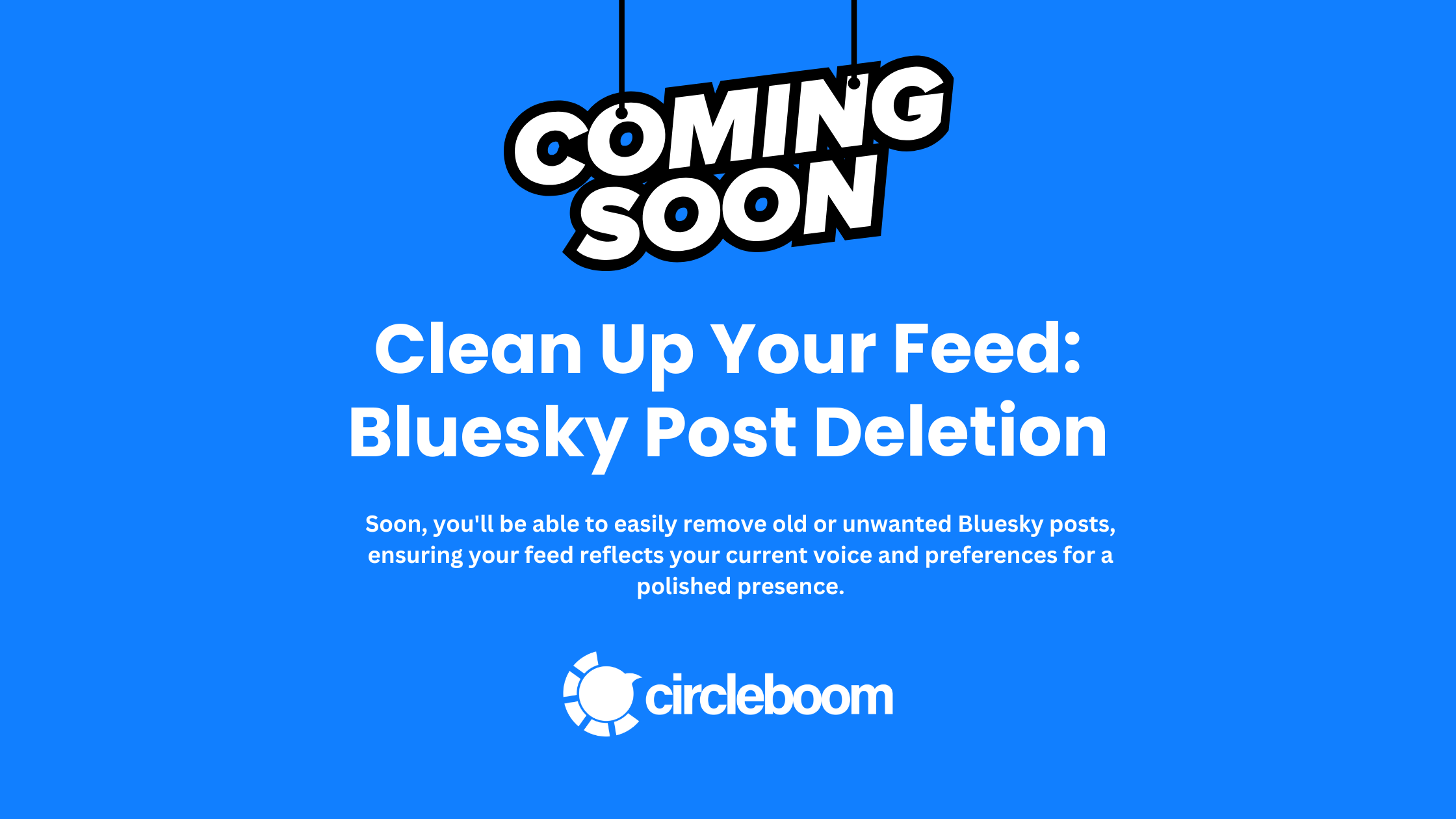 Delete Bluesky posts with Circleboom