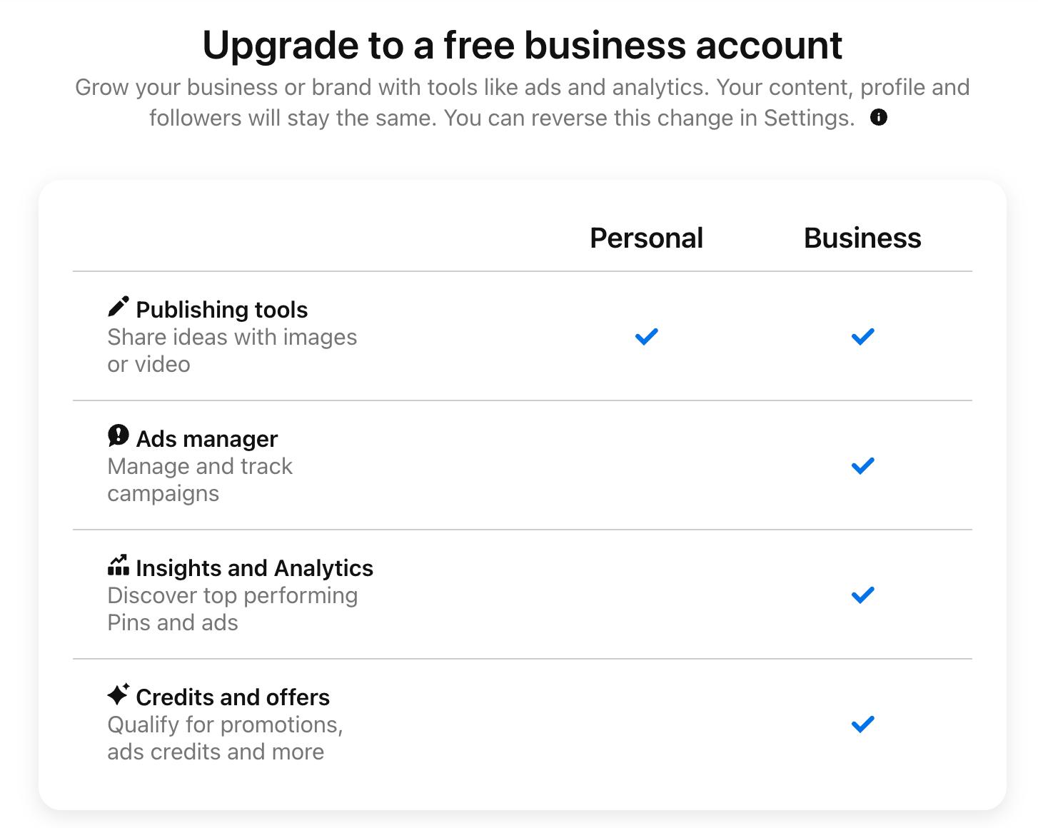 Pinterest Business Account