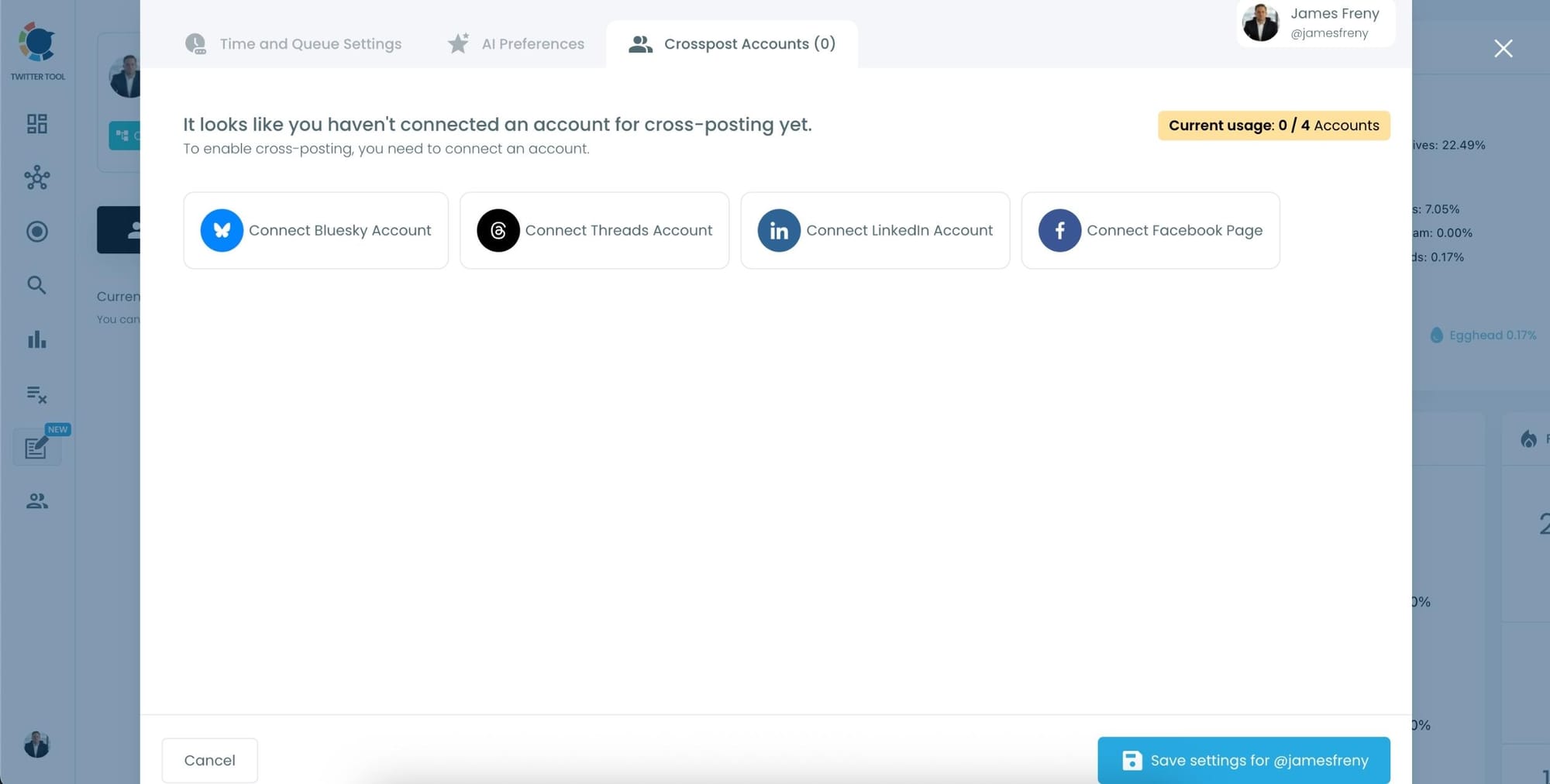 Connect your accounts
