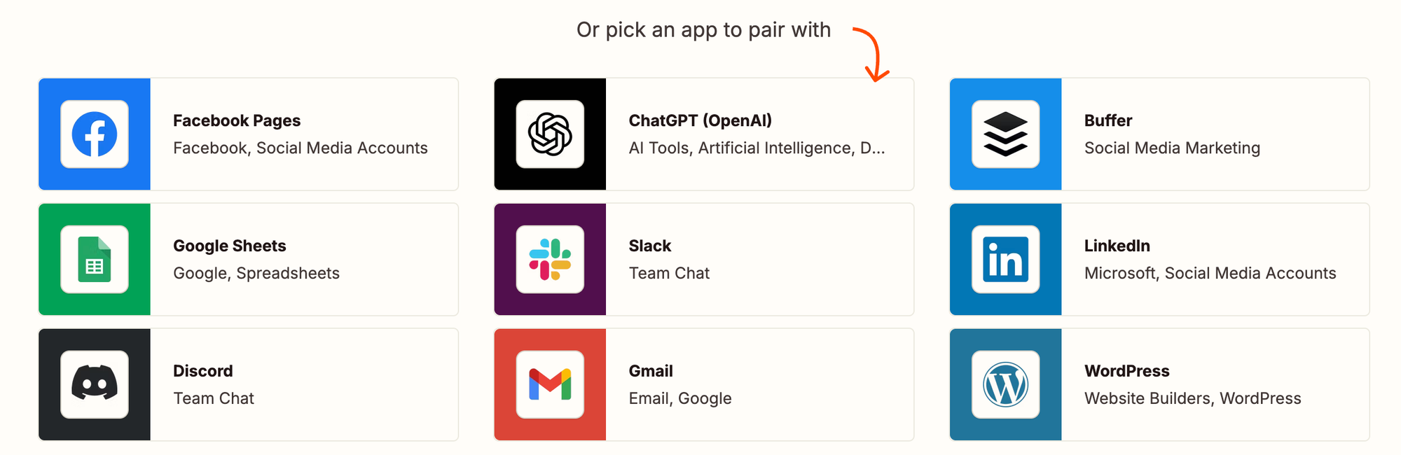 Pick tool to pair with zapier