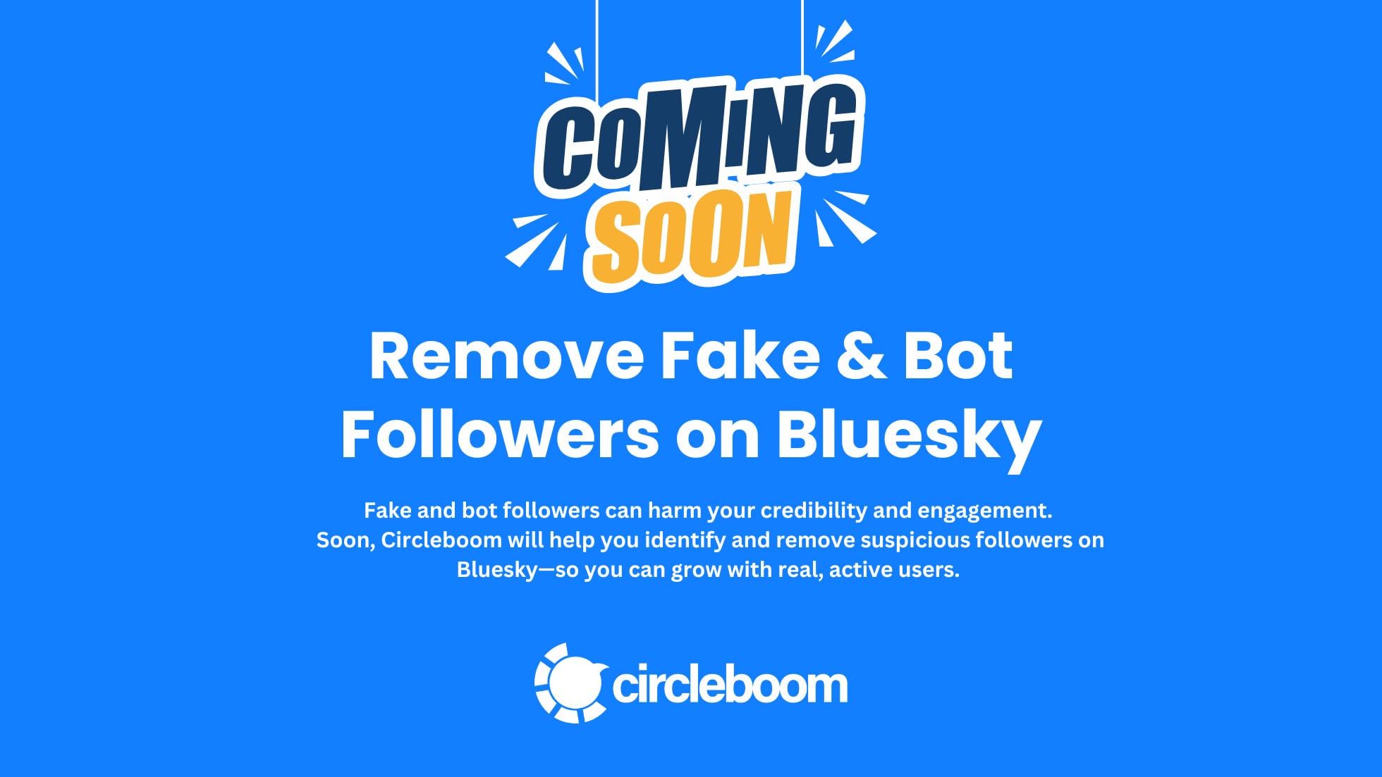 Remove Fake Followers on Bluesky - Coming Soon