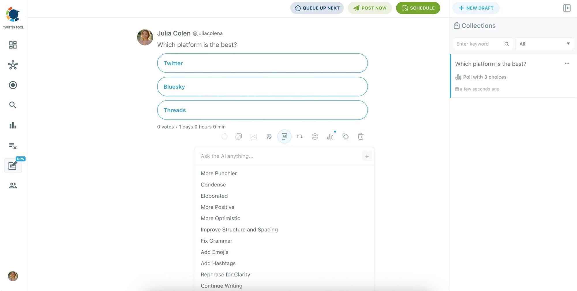 Circleboom's built-in AI tool