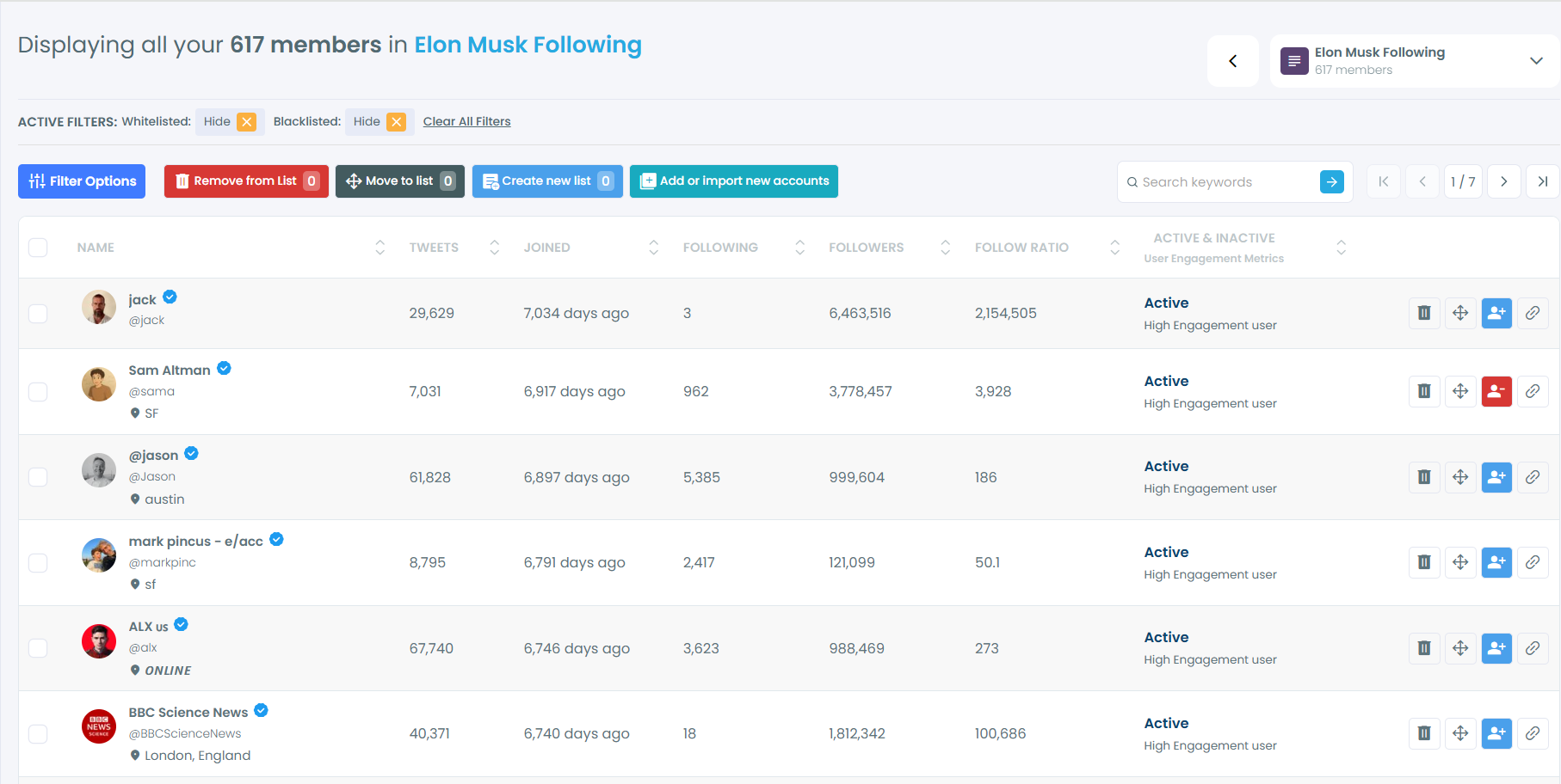 Dynamic Twitter List Manager