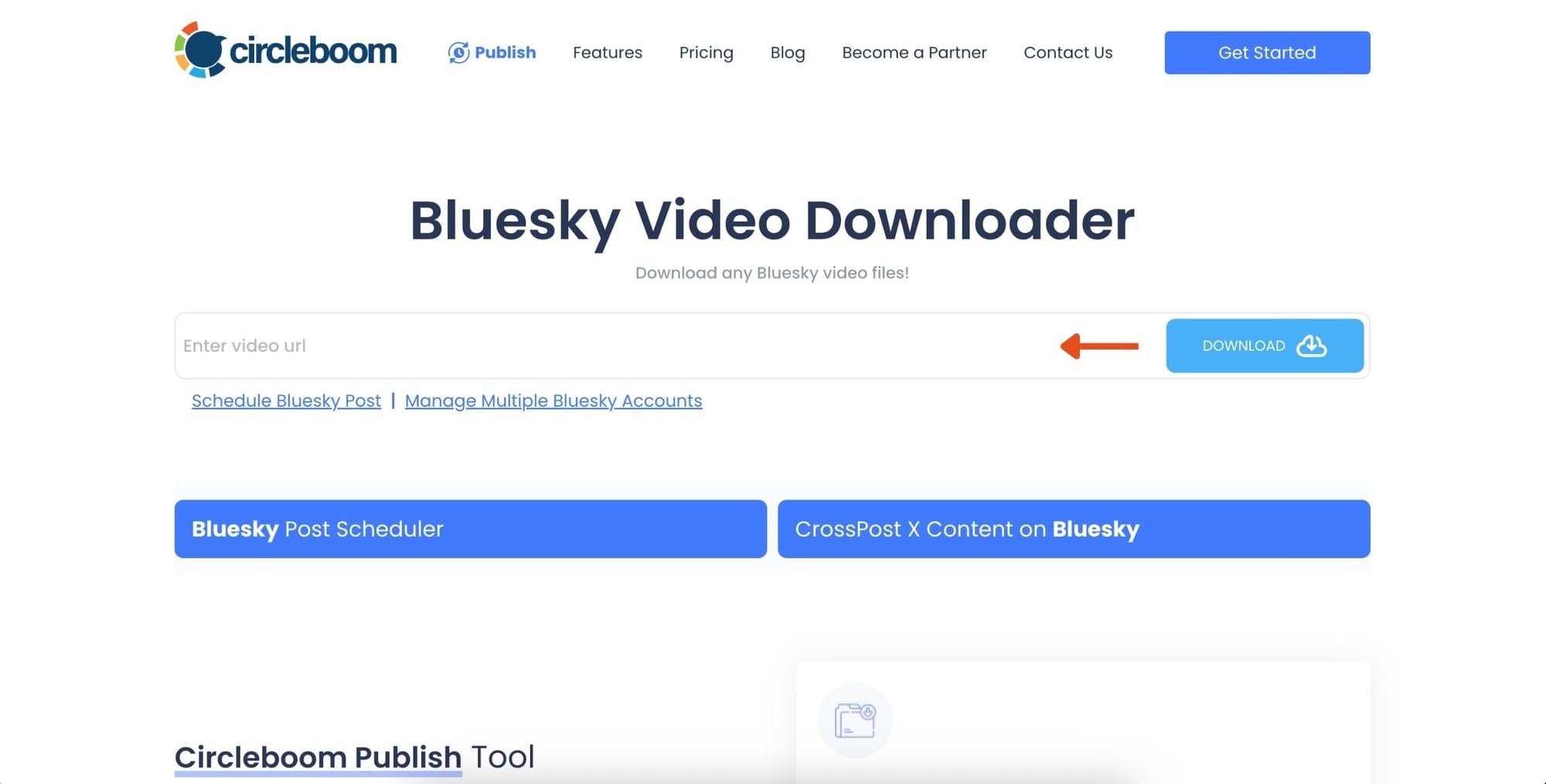 Paste the video link