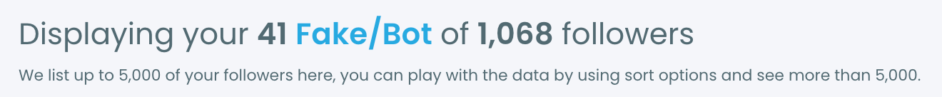 Fake & Bot Detection