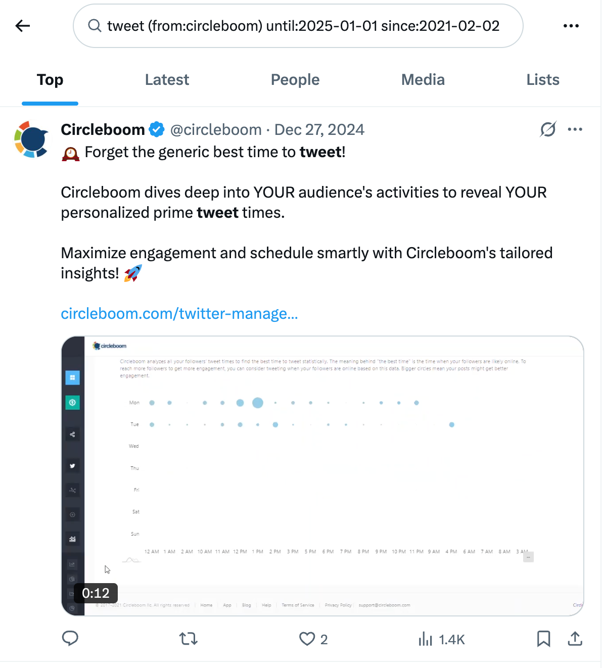 Make your search based on determined criteria.