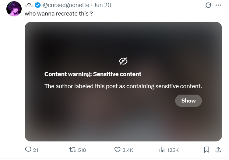 Content warning: Sensitive content