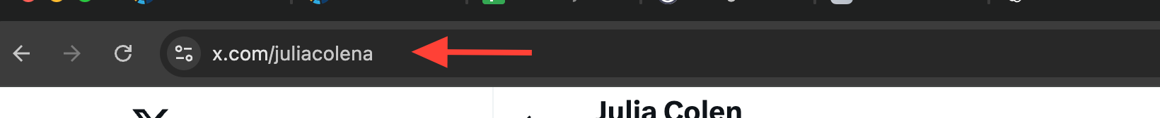 Browser’s address bar