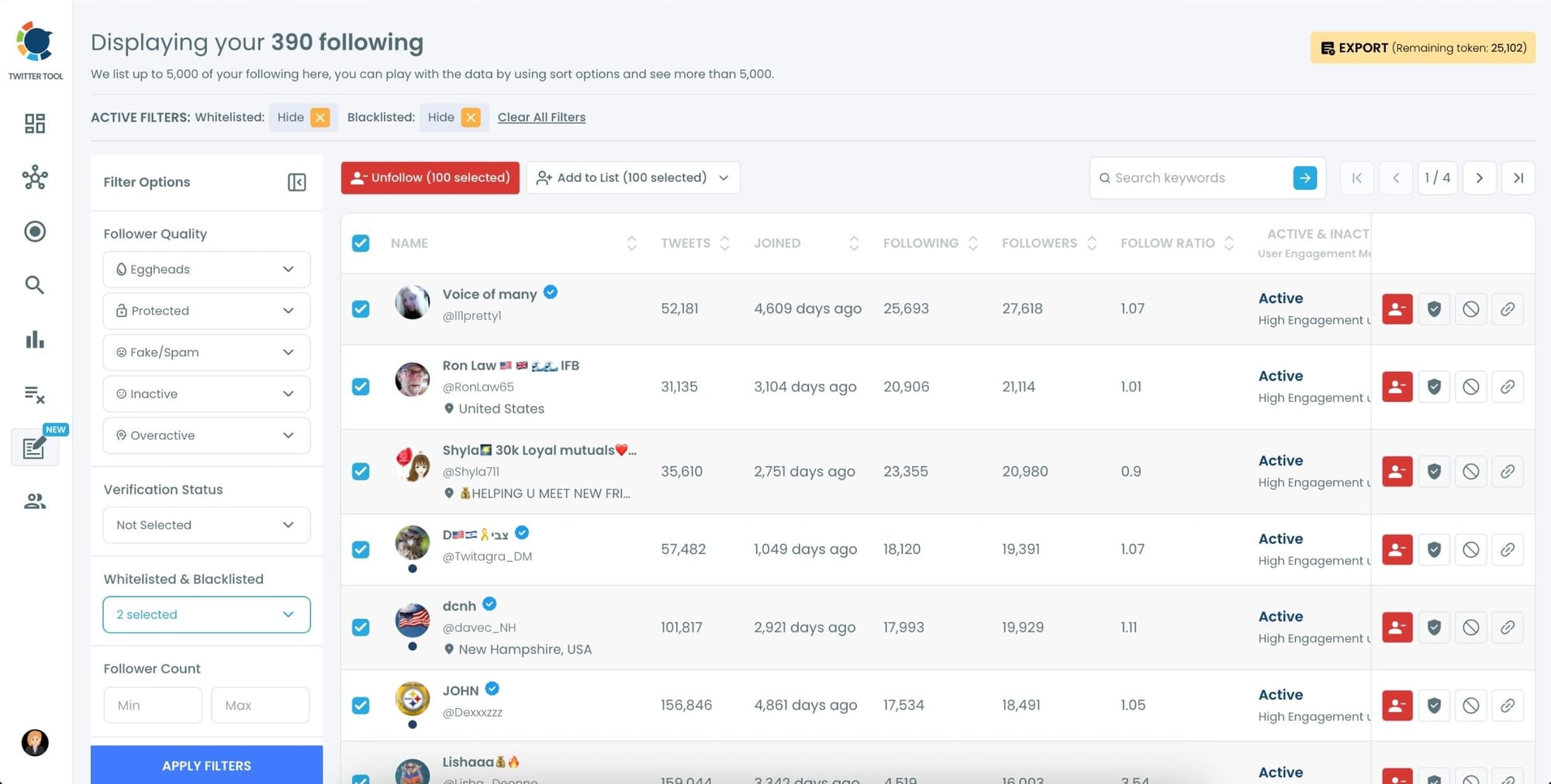  Use Filters to Refine Your List