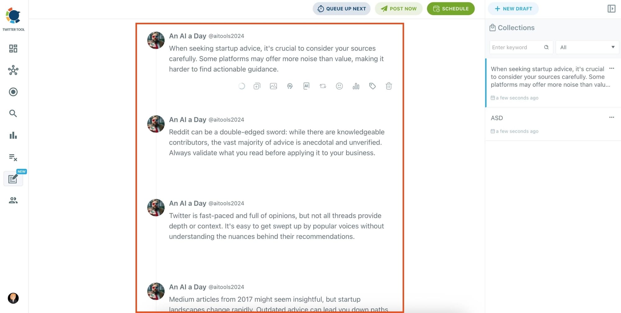 Review and Edit Your Thread