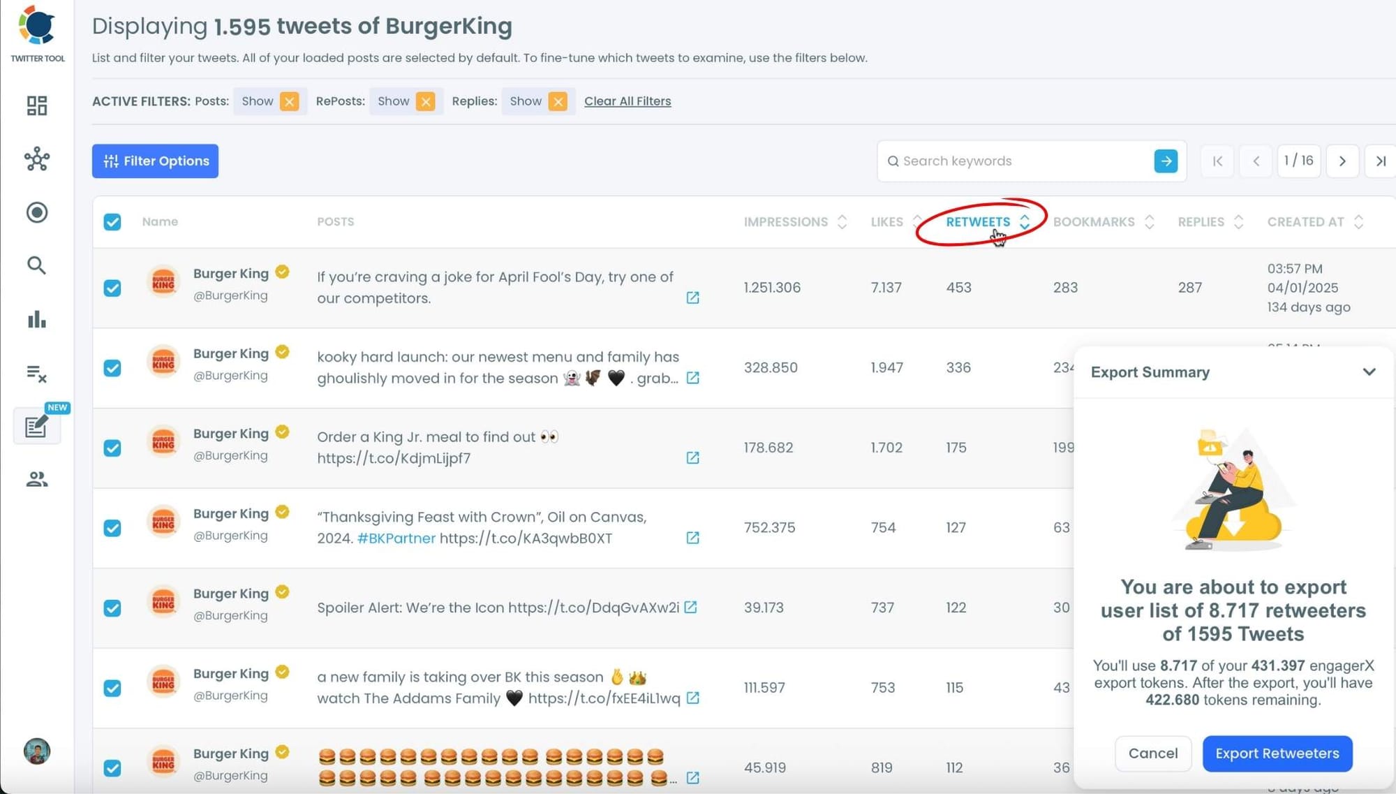 Burger King Retweeters