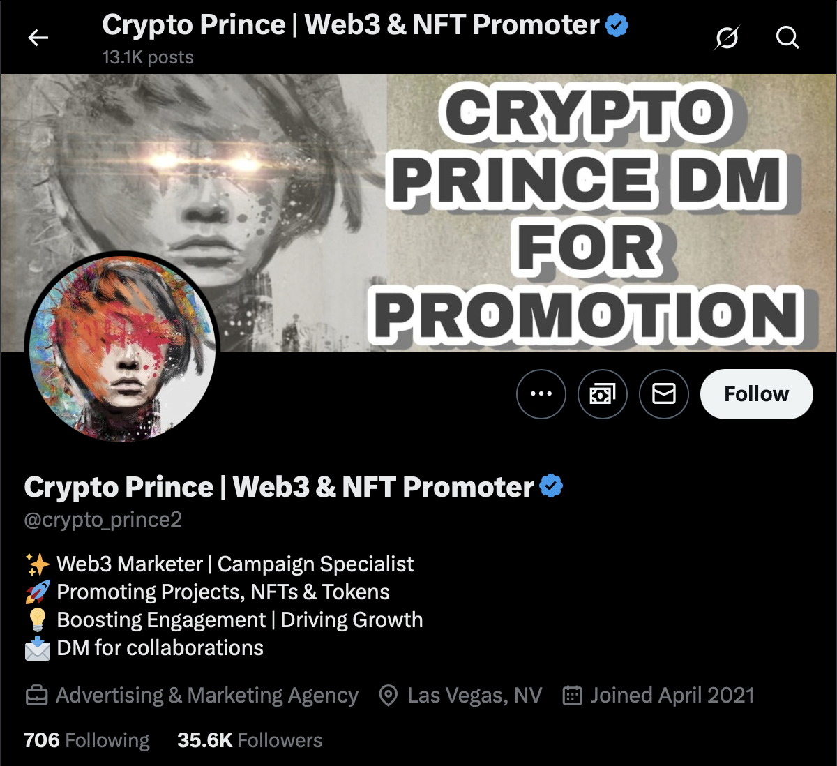 Crypto Prince | Web3 & NFT Promoter