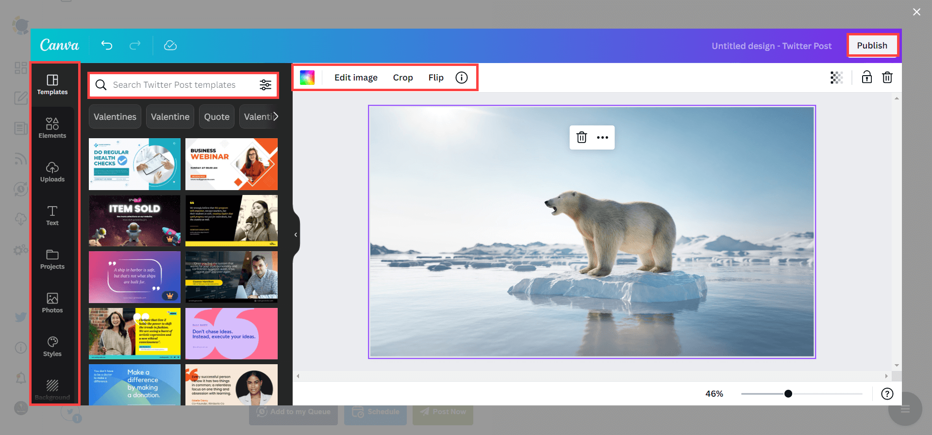 Add Visuals Using the Built-In Tools