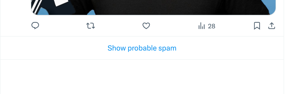 Show possible spam