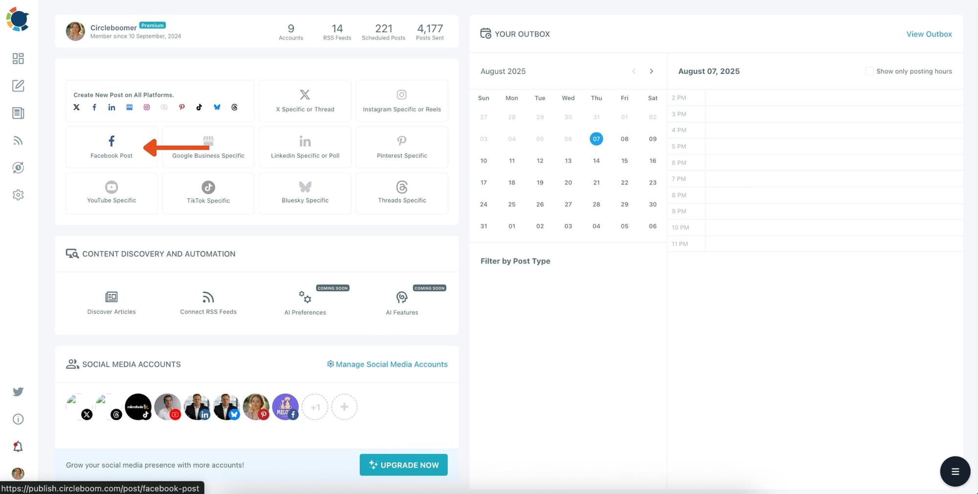  Create a New Facebook Post