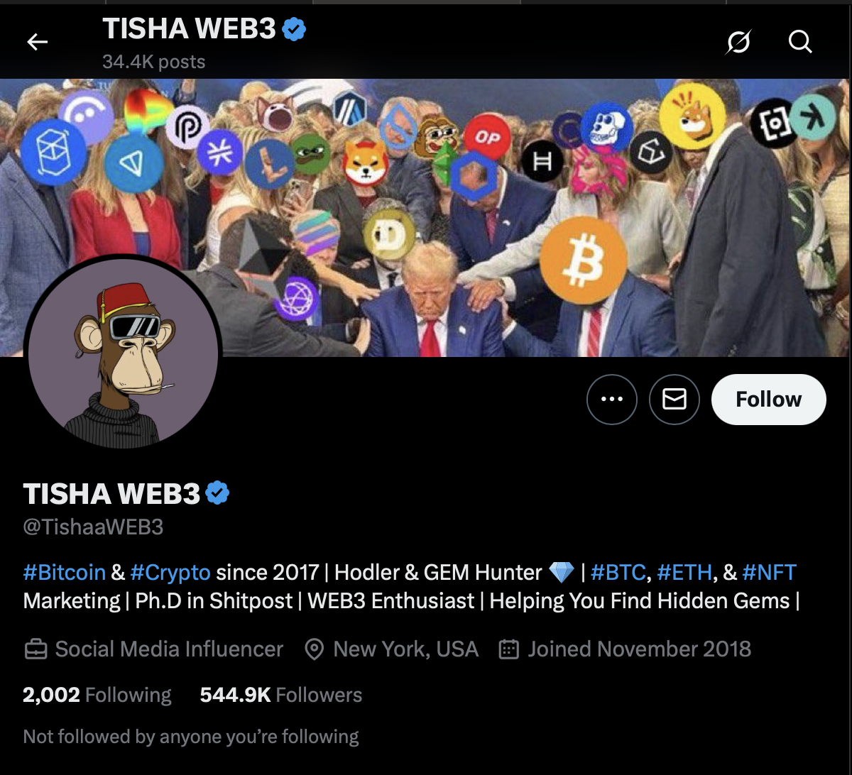 TISHA WEB3 on X