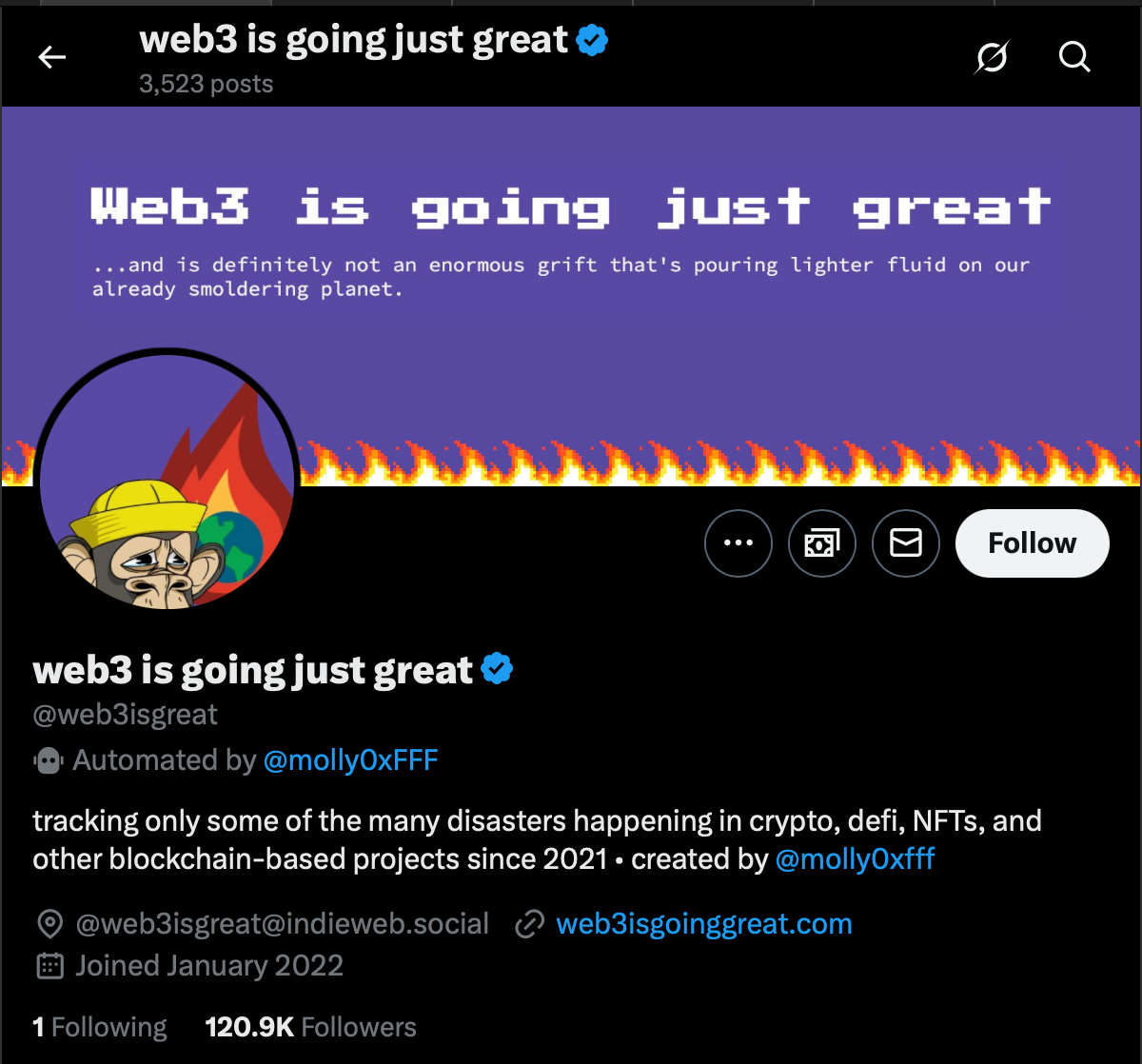 web3 is going just great