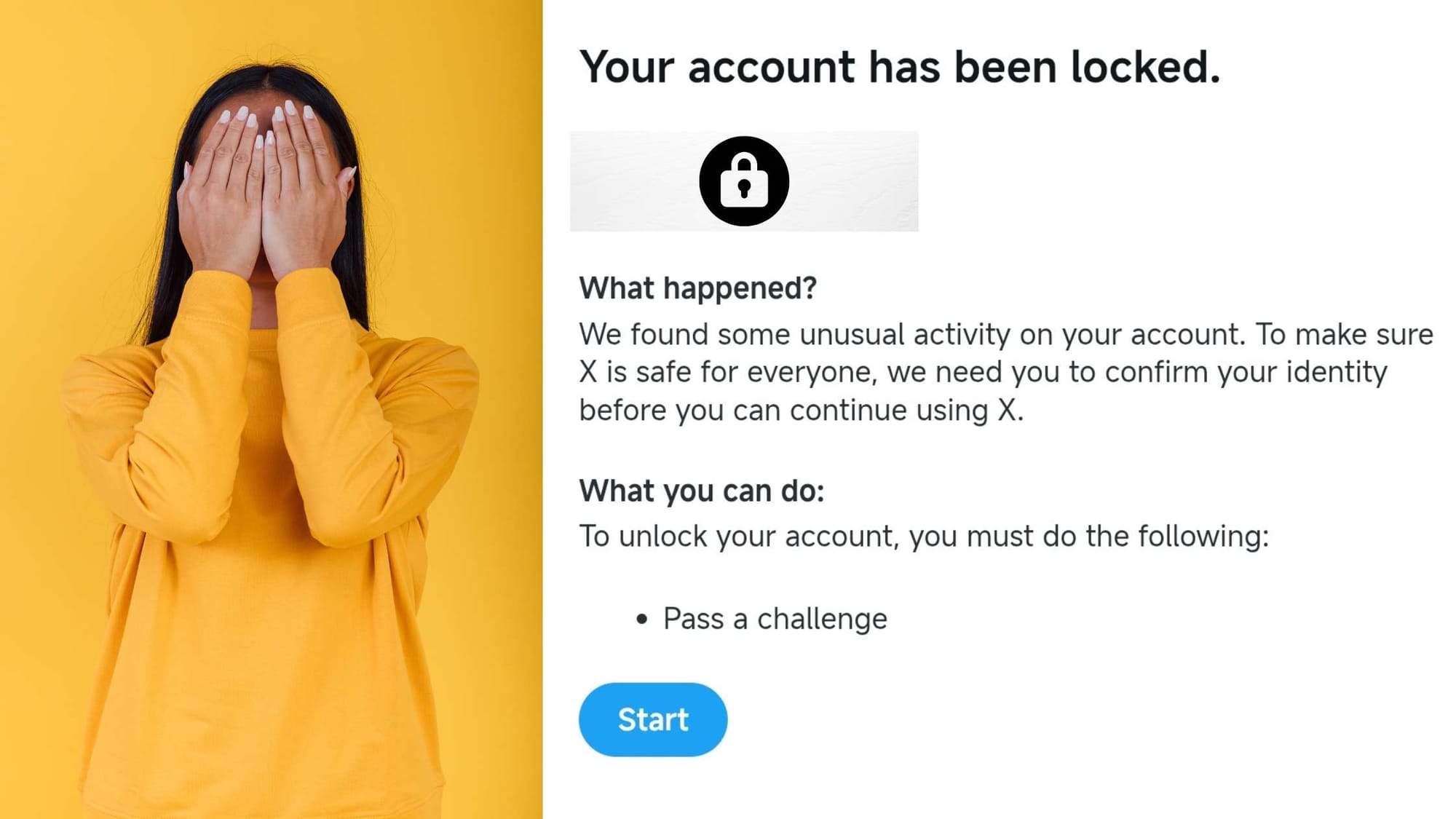 Your account has been locked