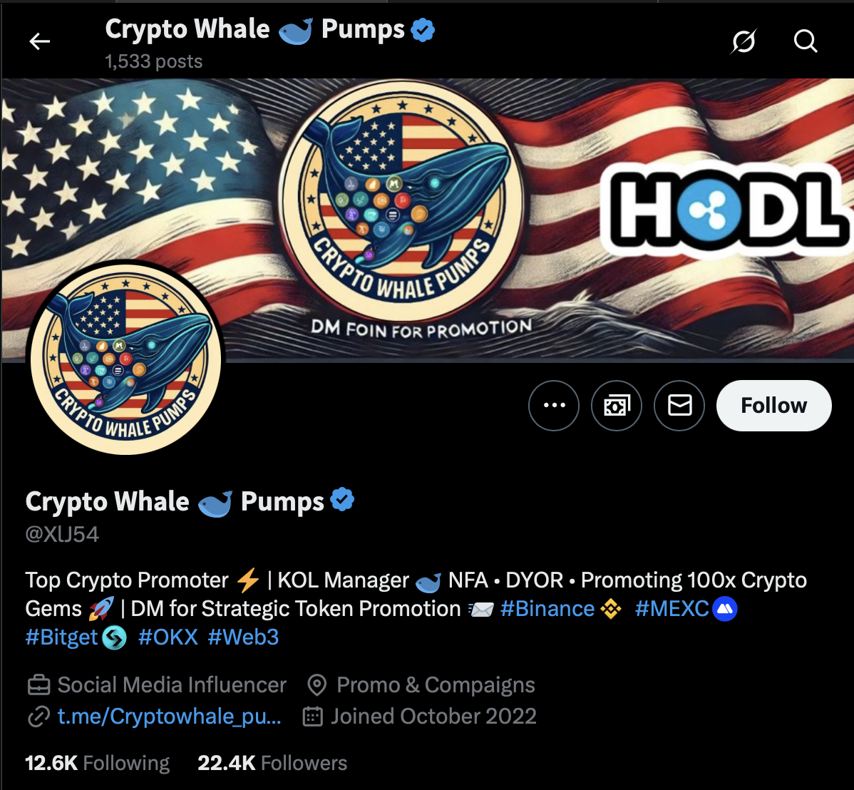 Crypto Whale Pumps