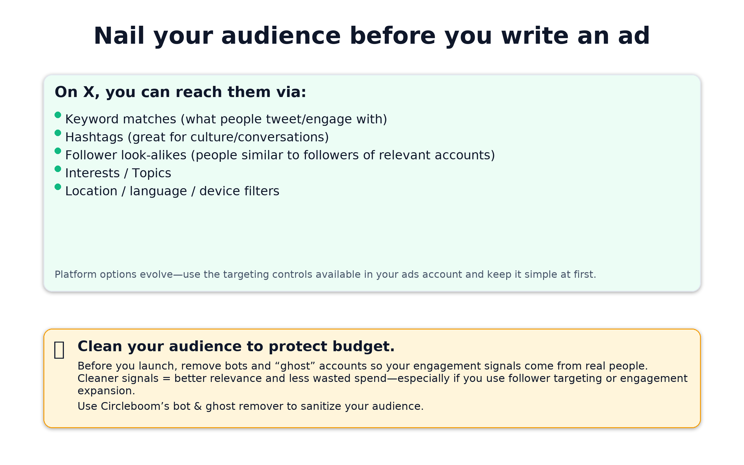 Use Circleboom to remove dead, ghost, inactive accounts.