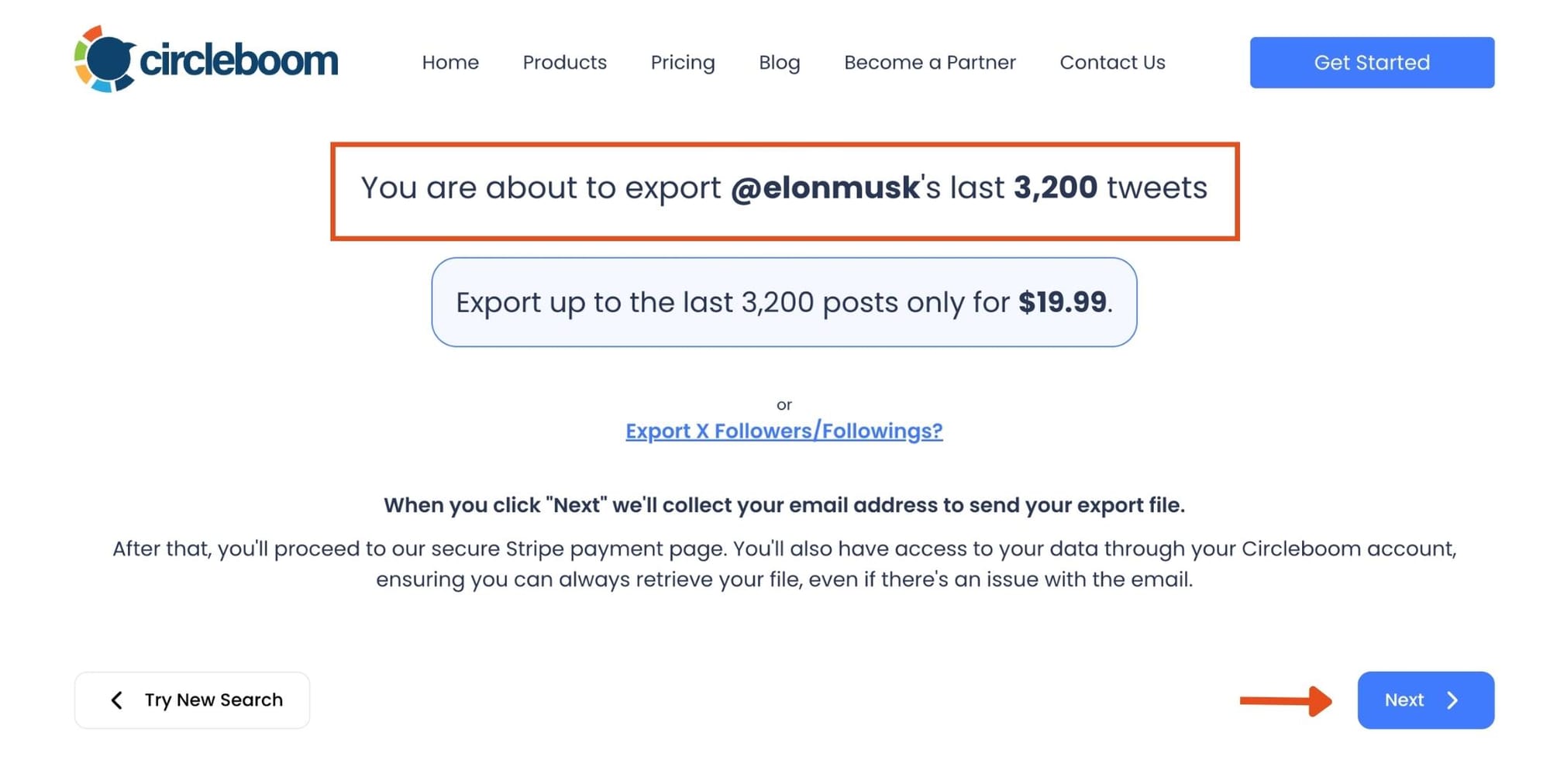 Confirm the Tweet Count