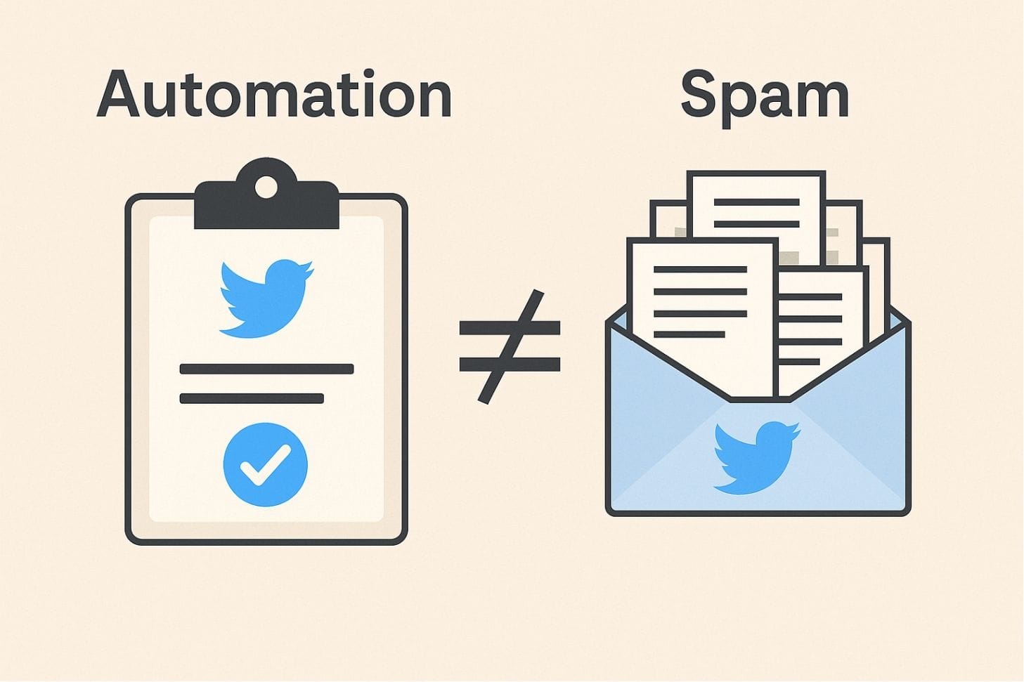 Automation is not spamming!
