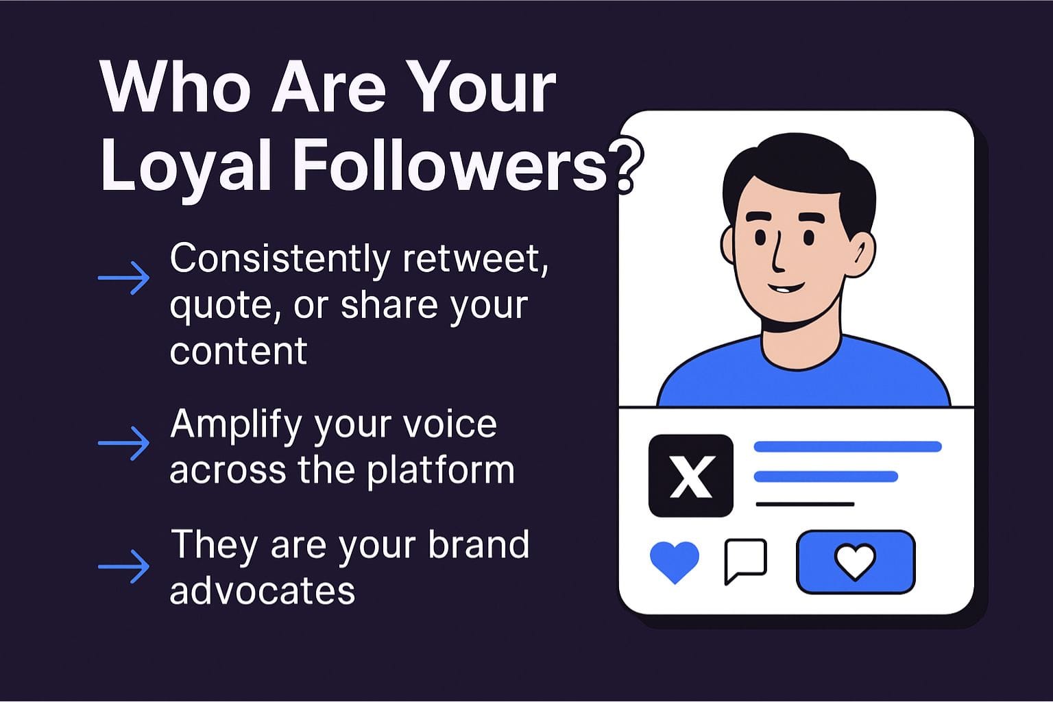 Who are your loyal followers on X?