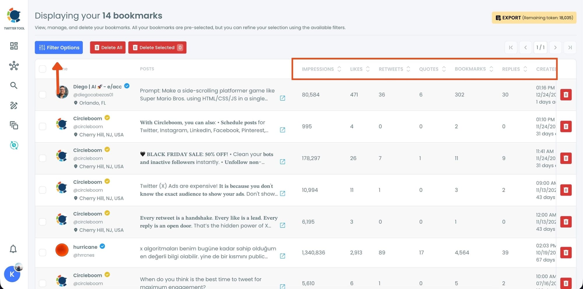 Manage Your Bookmarks
