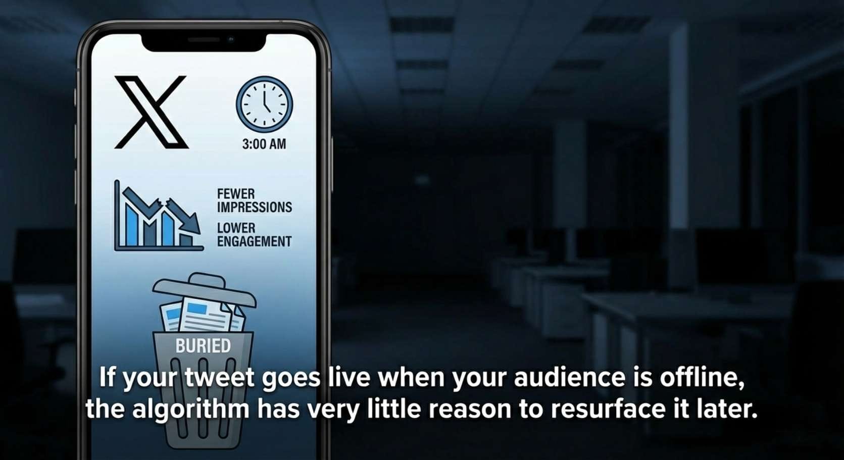 Lower engagement for offline audience