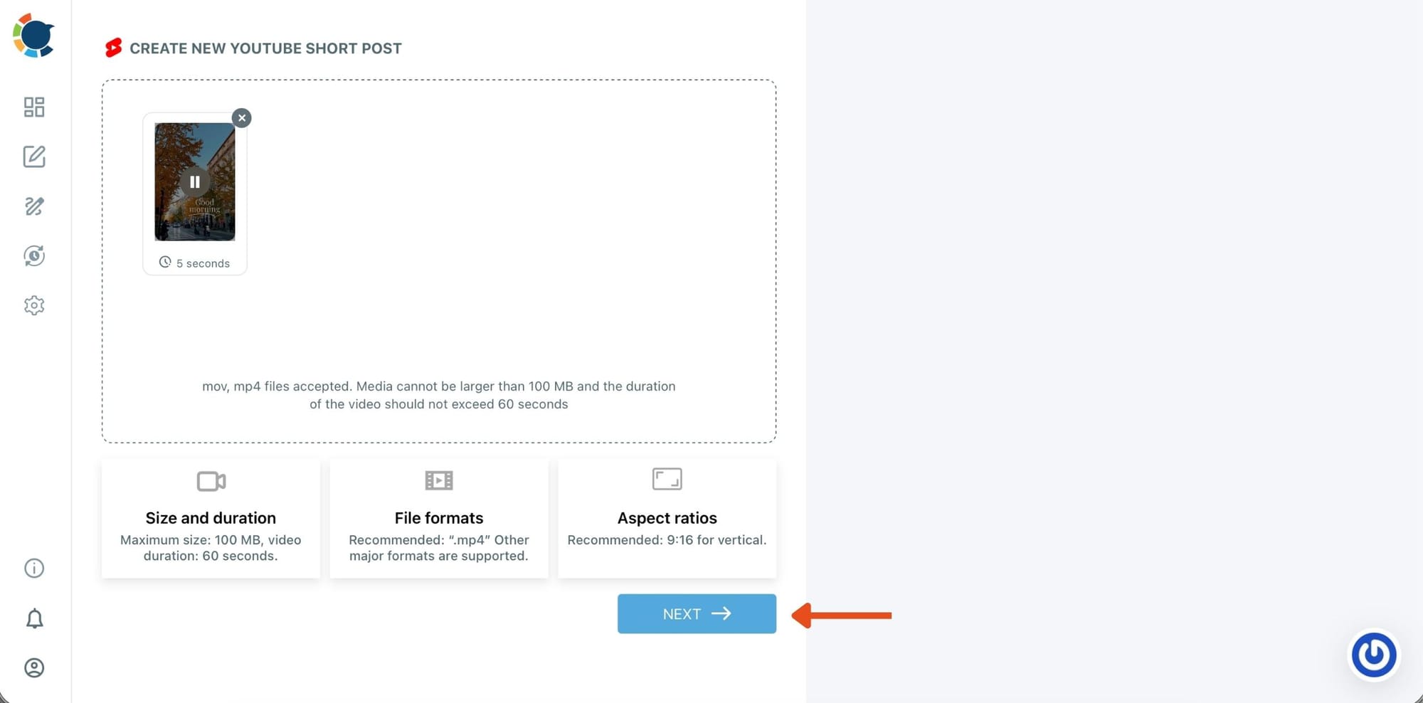 schedule YouTube shorts in bulk!