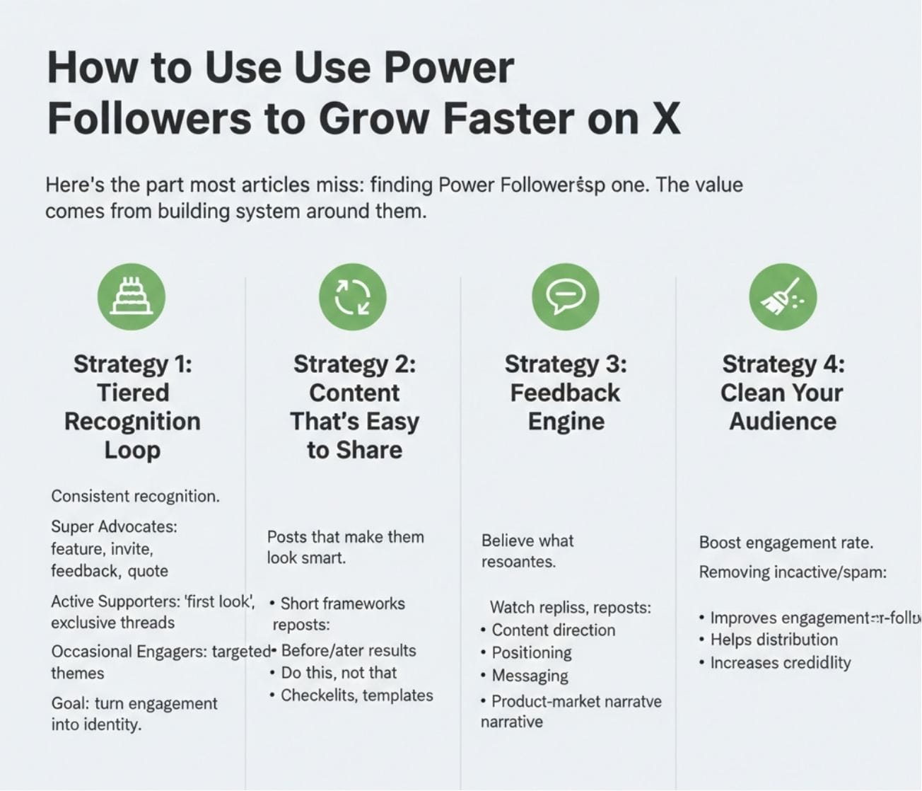 User Power Followers to Grow on X