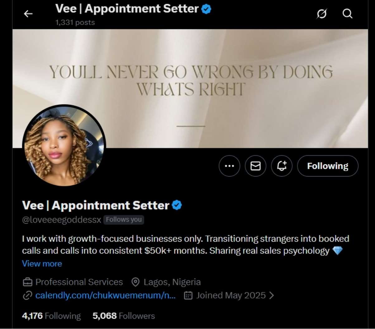 Vee | Appointment Setter