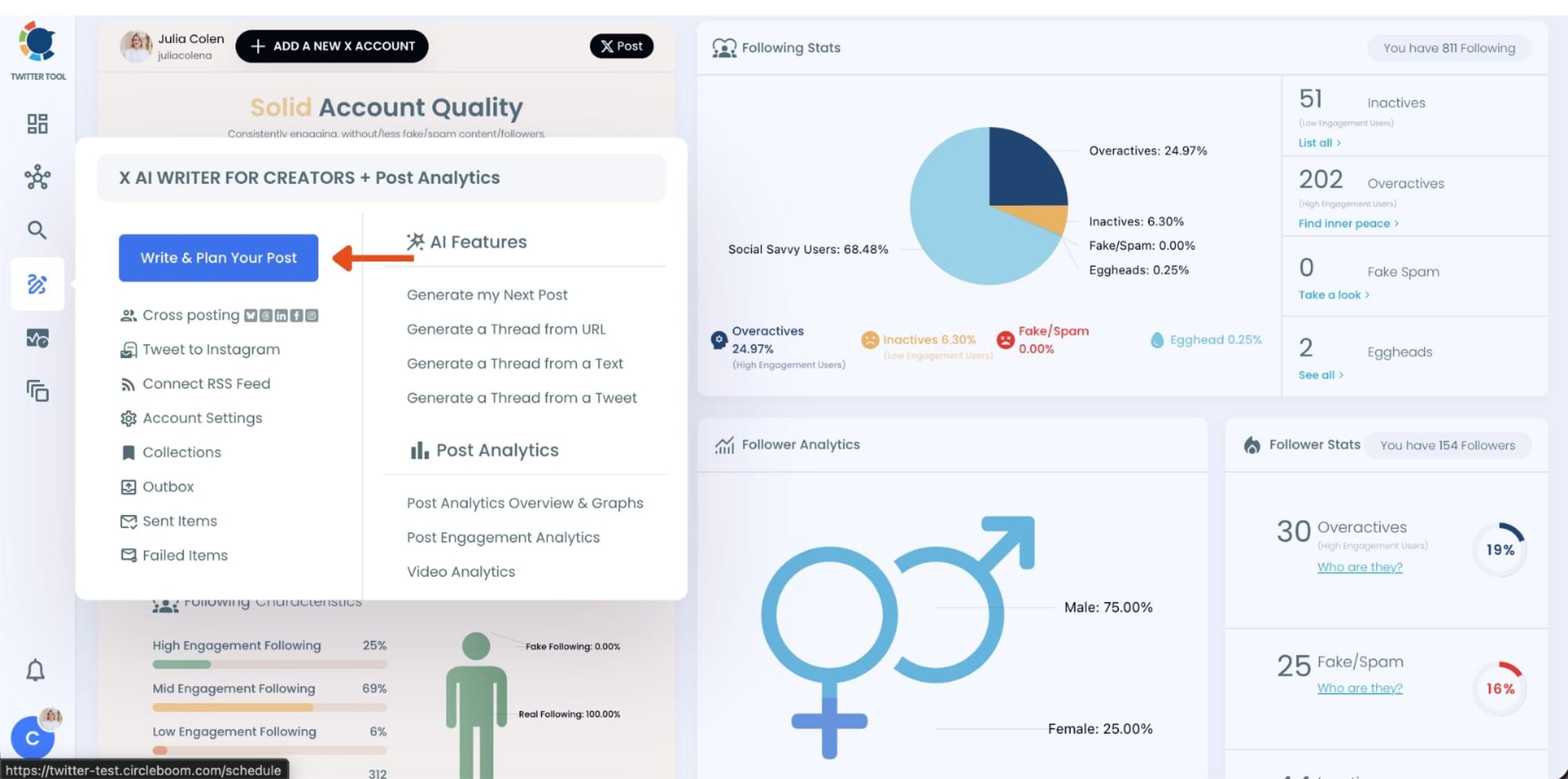 Circleboom Dashboard