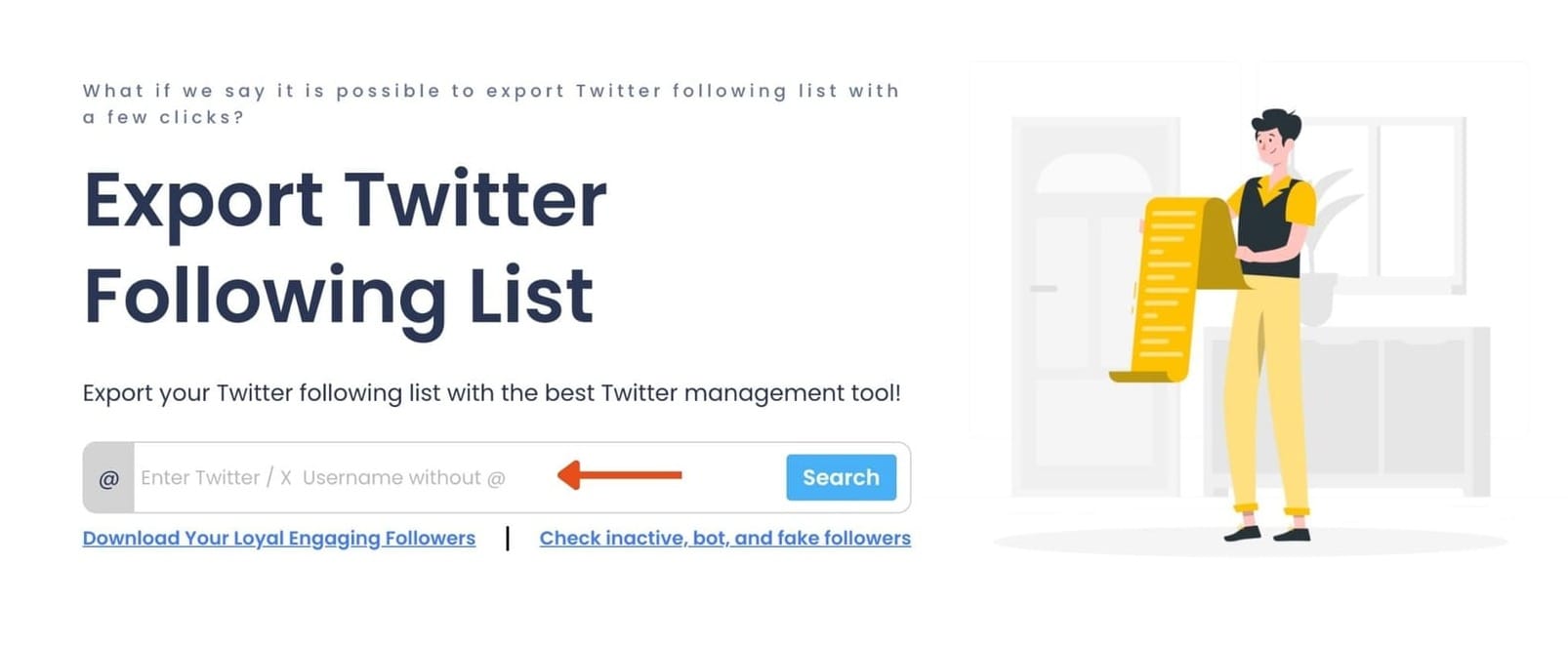  Export Twitter Following List