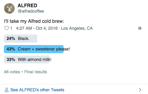 An X Poll posted randomly