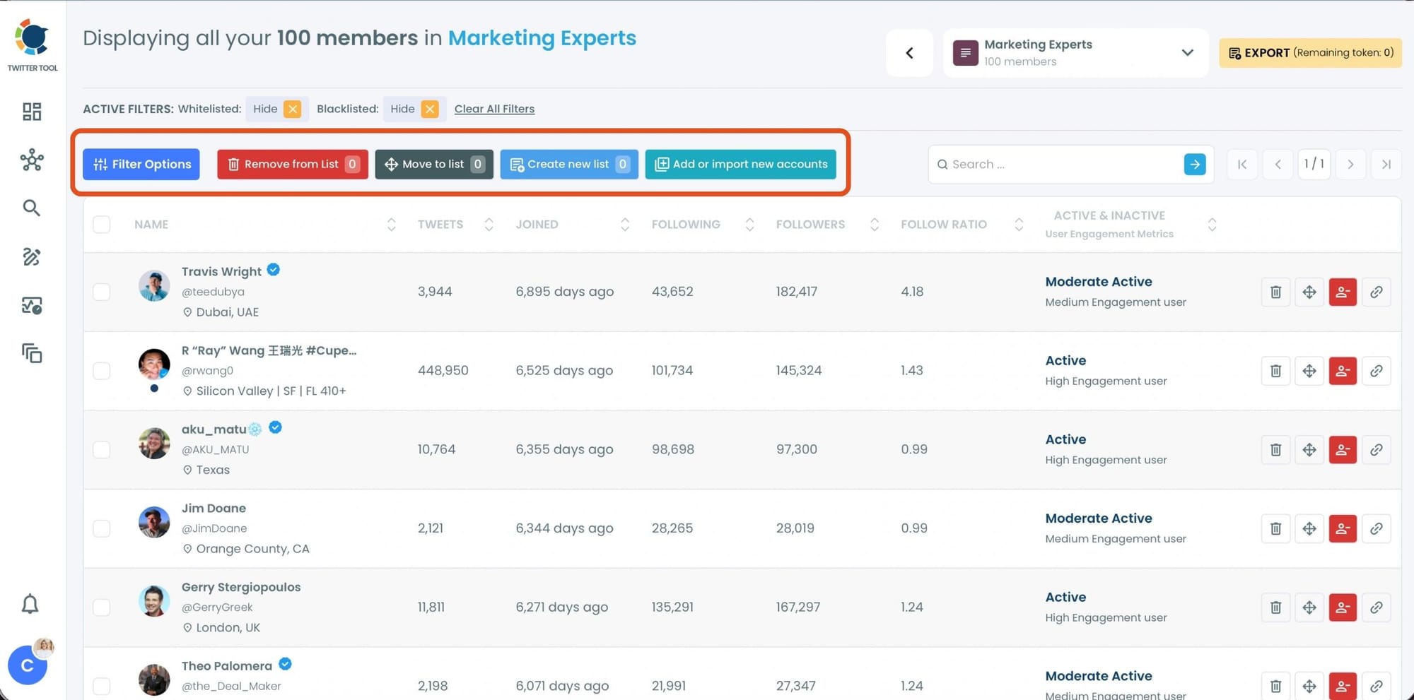 Manage and Edit Your Lists Anytime