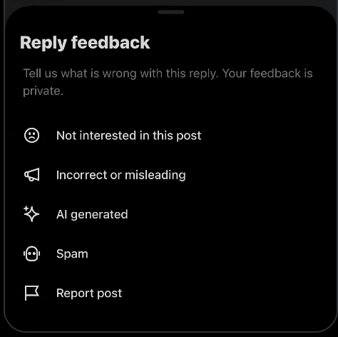 Reply Feedback