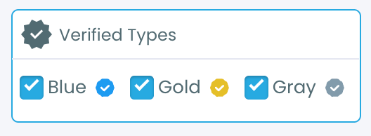 verified account filter