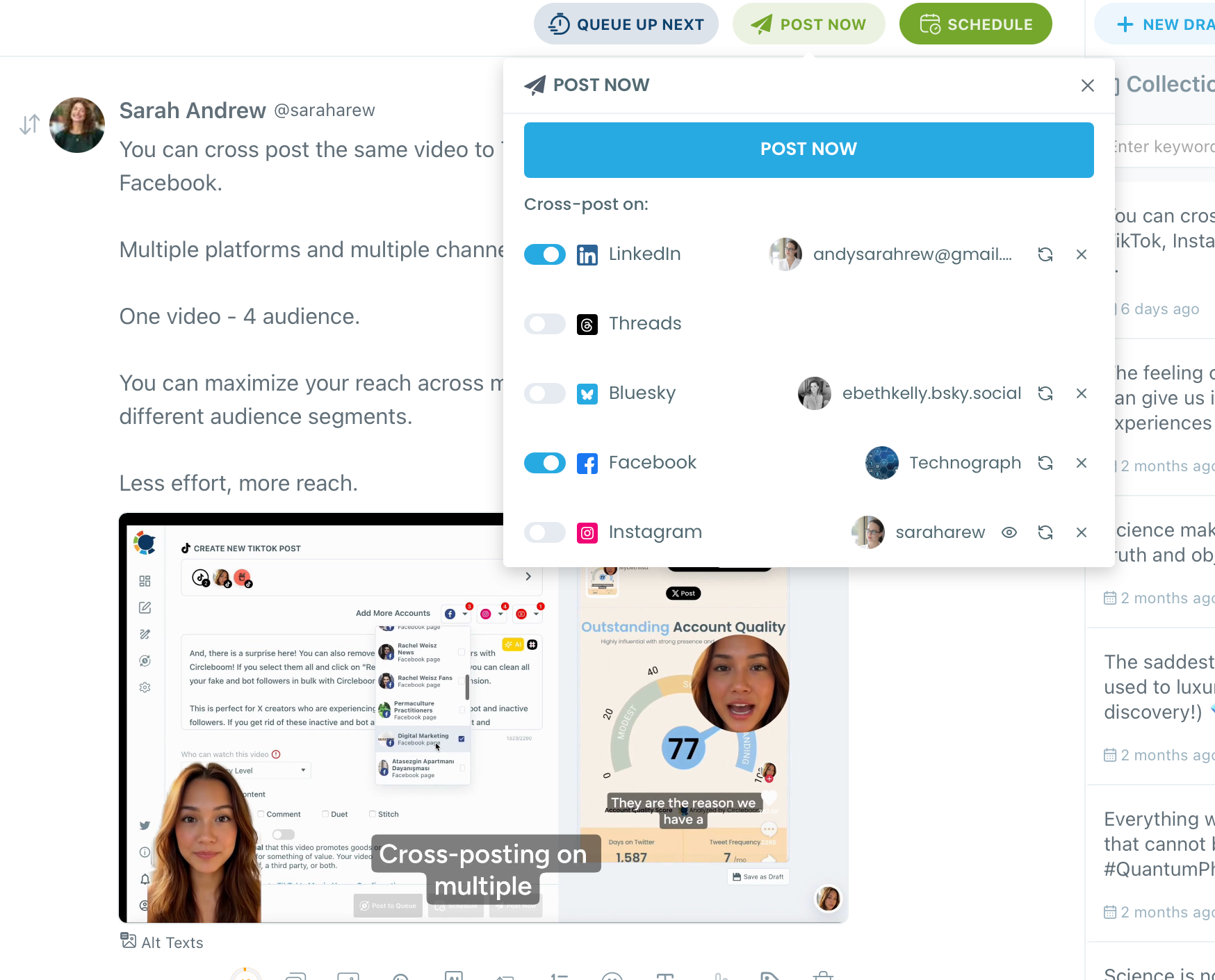 Twitter - LinkedIn - Facebook
