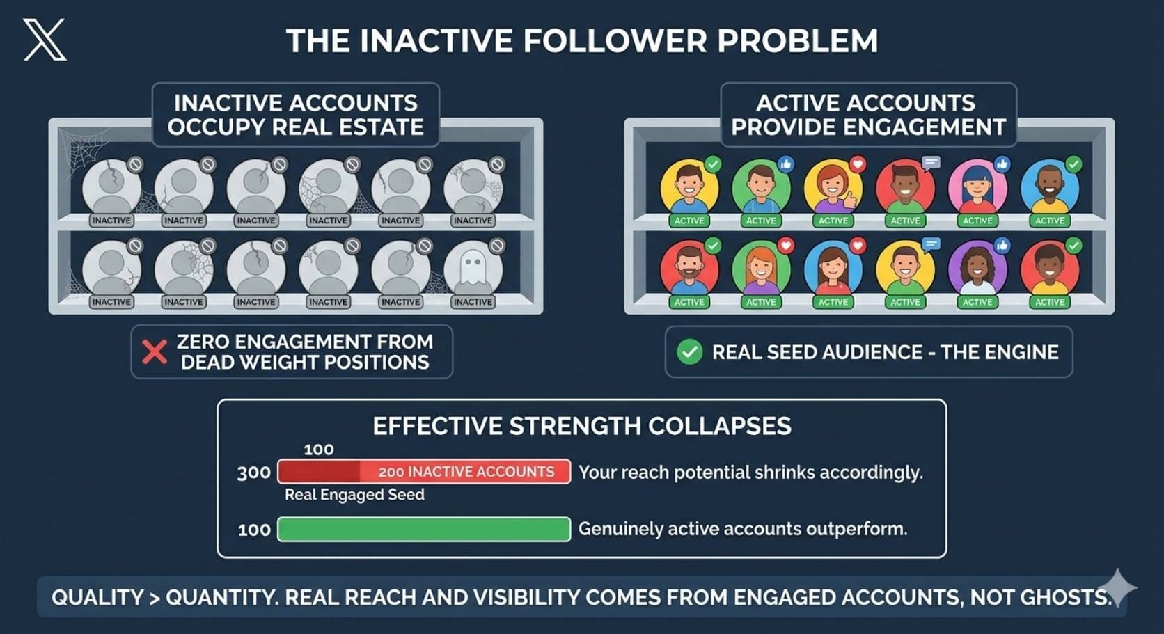 Inactive Follower Problem