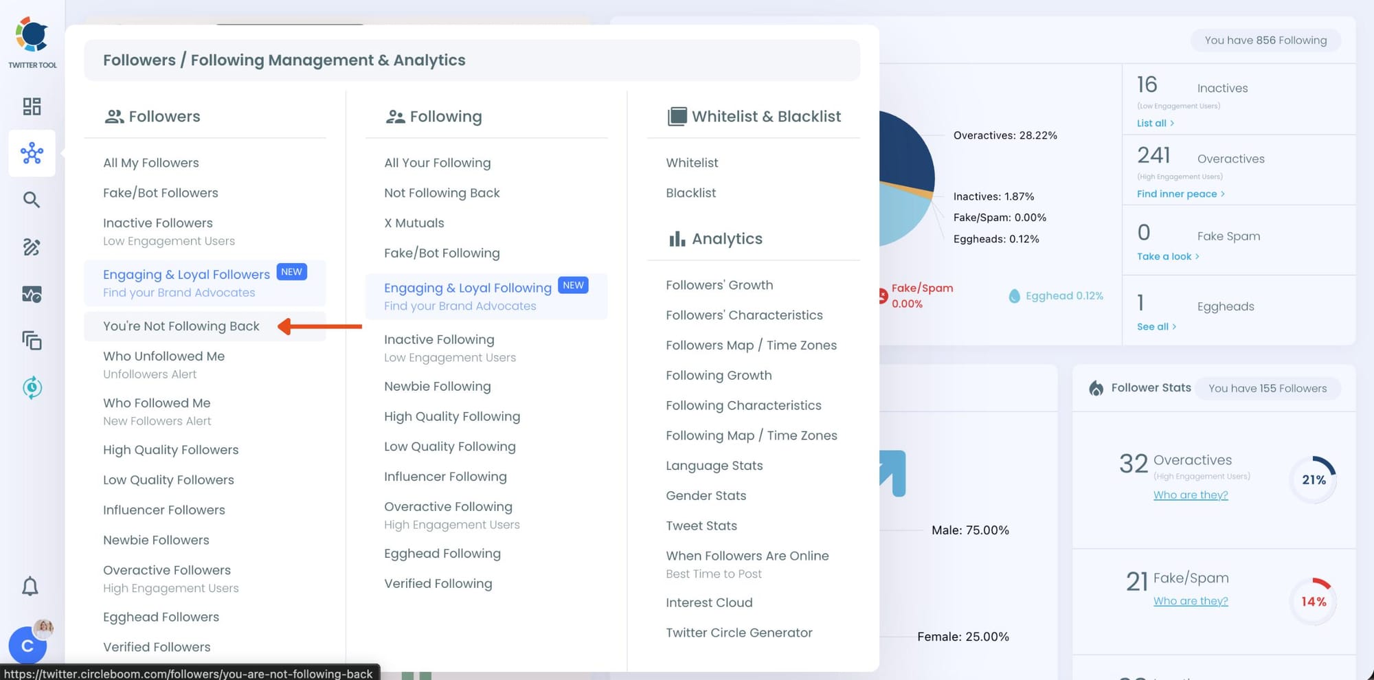 You’re Not Following Back